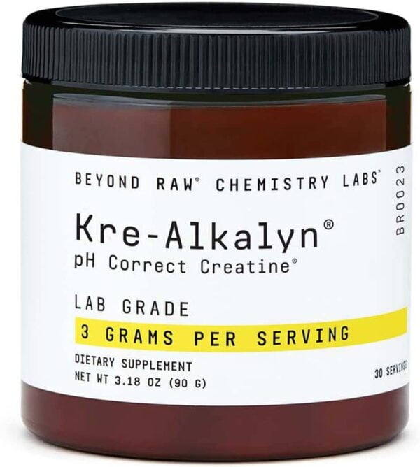 Beyond Raw Chemistry Labs Kre-Alkalyn Powder | Increases Muscle Performance During Exercise | 30 Servings