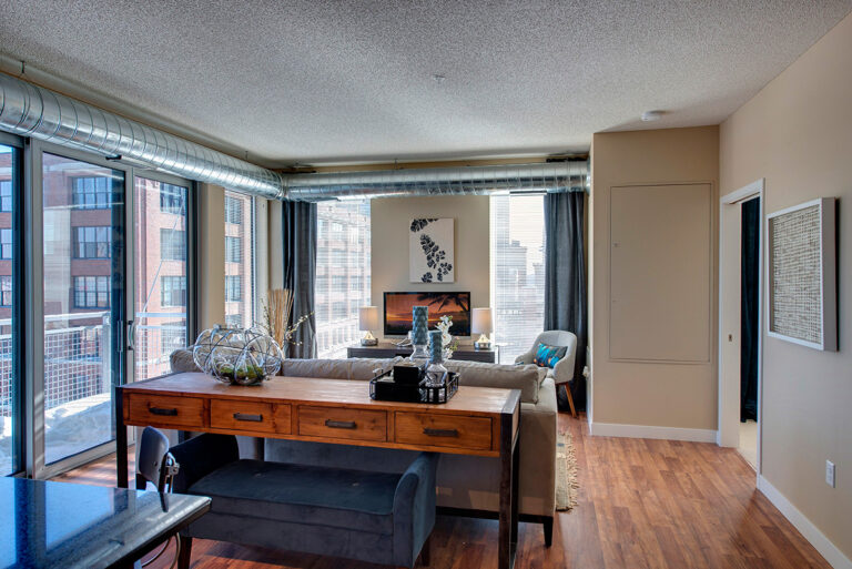 The Penfield St. Paul Apartments Apartment Living Room 02 768x513