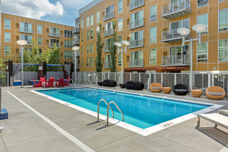 The Penfield St. Paul Apartments Outdoor Pool Sundeck and Fire Pit 02 768x512